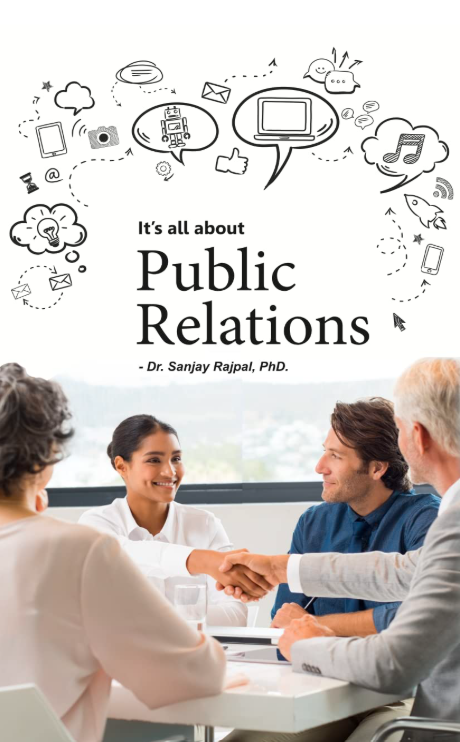 Book cover: It's All About Public Relations by Dr. Sanjay Rajpal