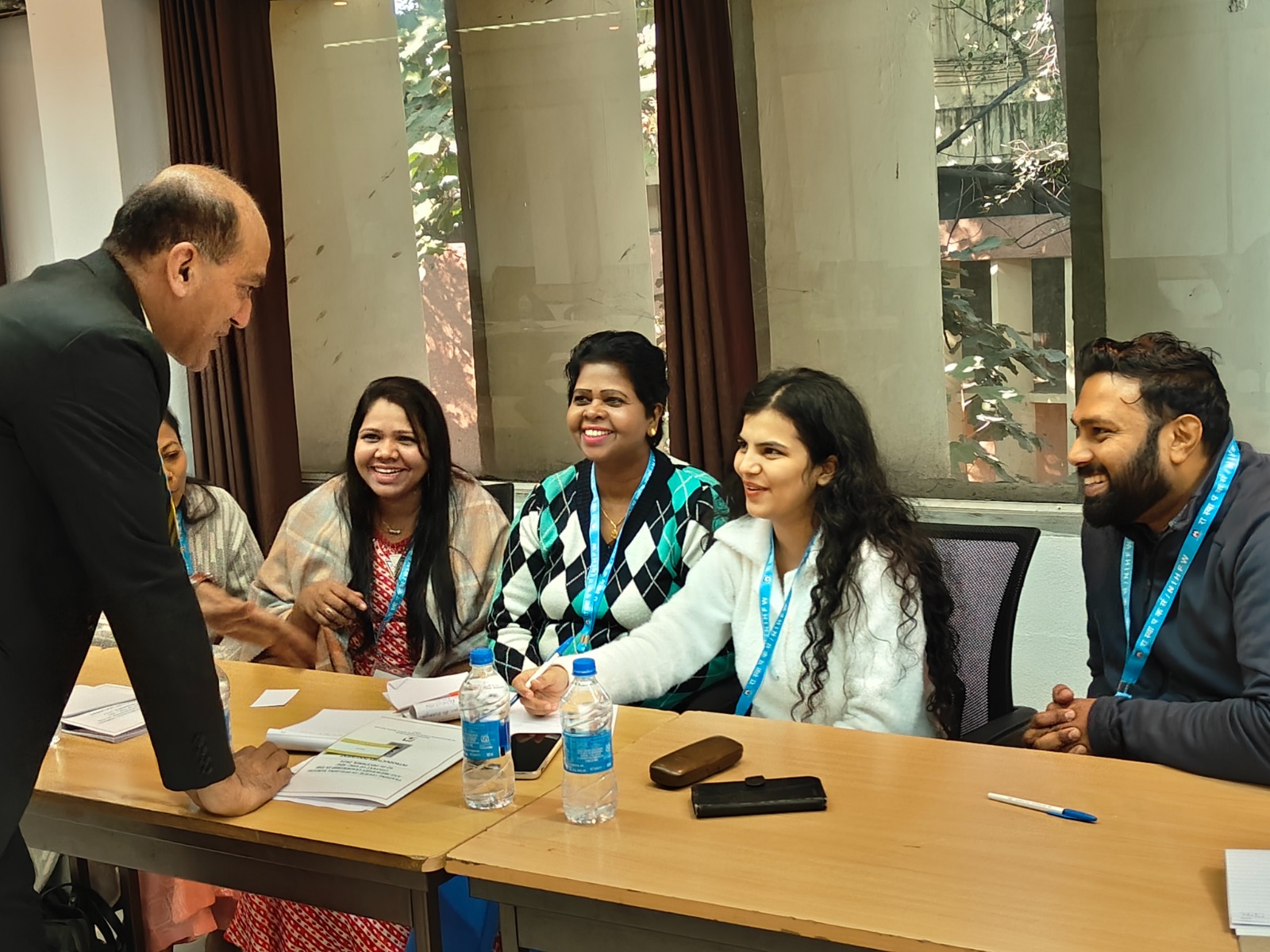 Prof. (Dr.) Sanjay Rajpal mentoring students